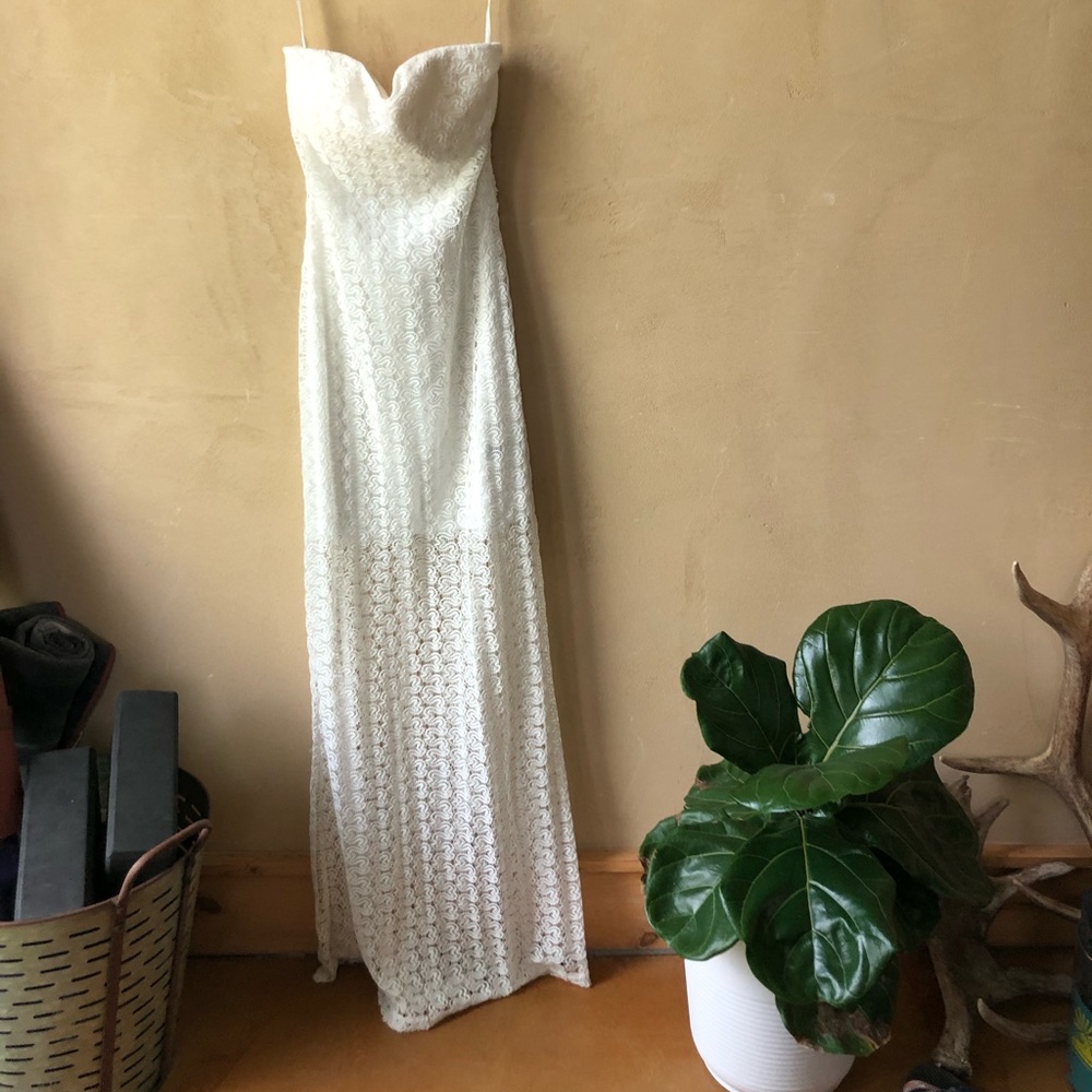 NWOT White Lacy Dress